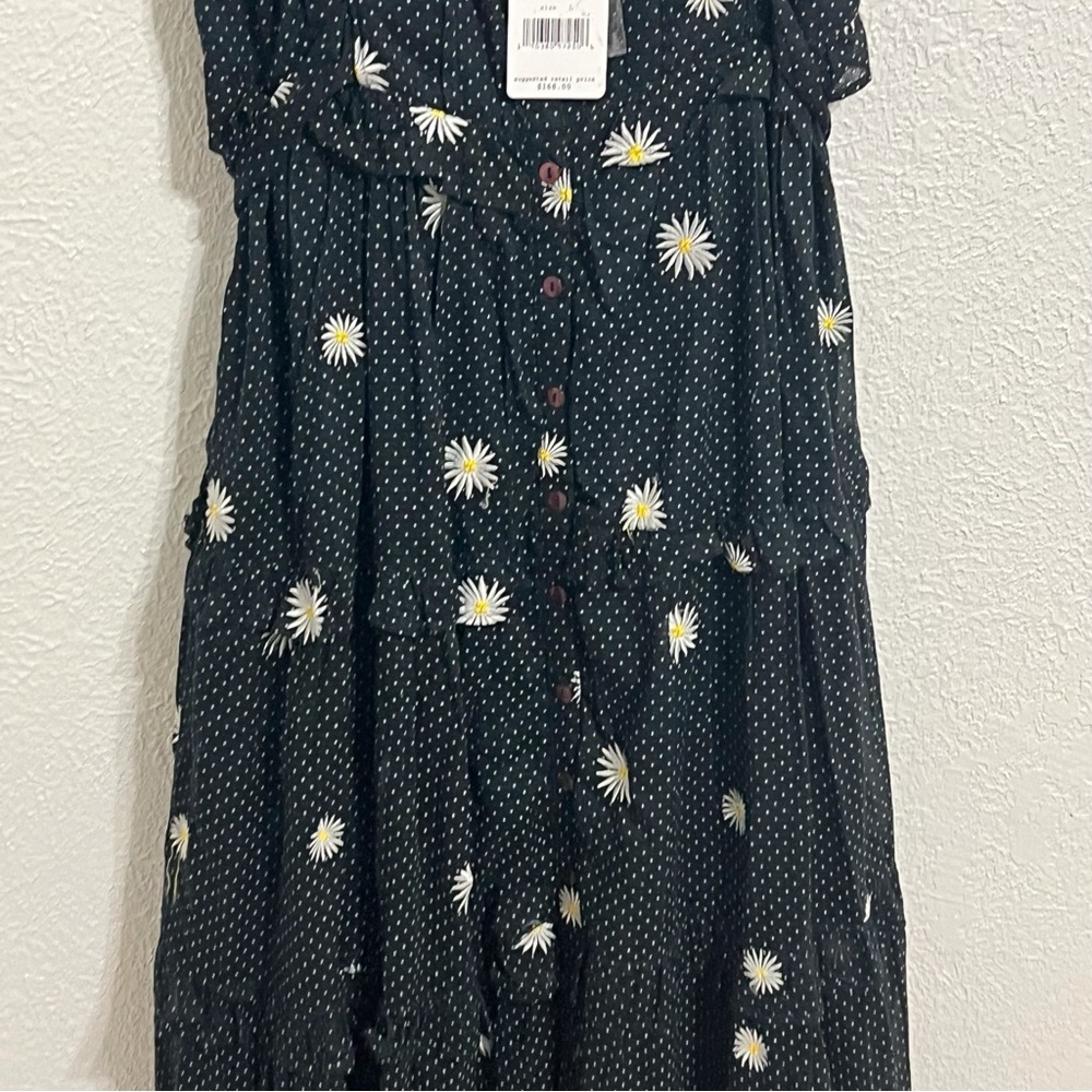 Free People Embroidered Daisy Chain Midi Dress - Picture 4 of 11